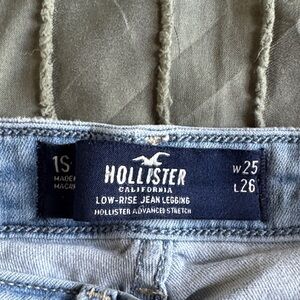 Hollister Light Blue Low-Rise Jean Leggings